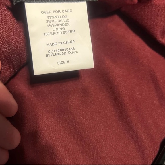 Red sparkling dress, worn once with little to no damage - Picture 2 of 5